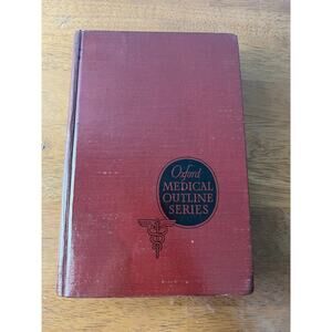 VTG Oxford Medical Outline Series Pharmacology Nursing School Textbook 1944
